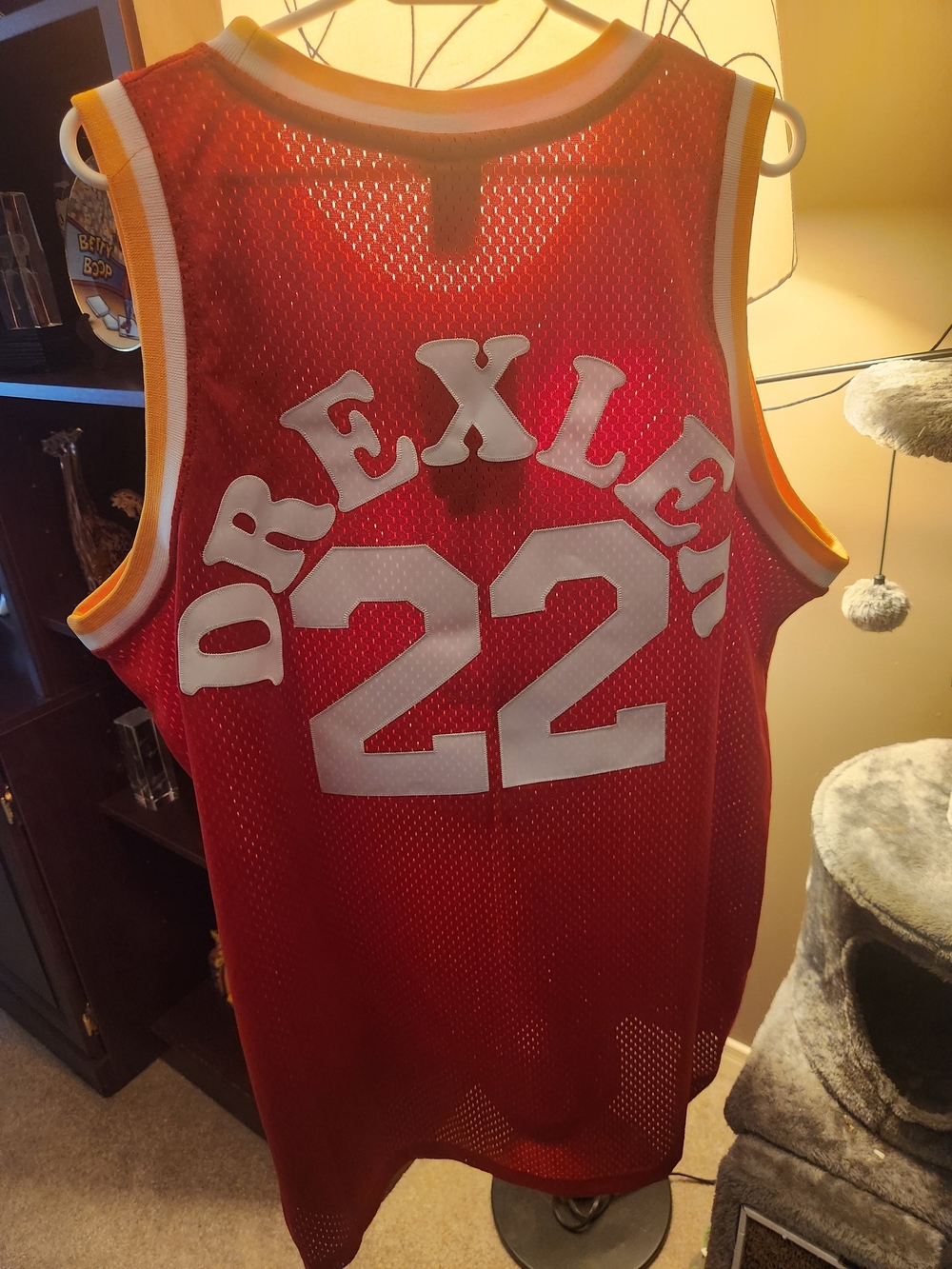 Reebok Red Houston Rockets Hardwood Classics Jersey With Tags